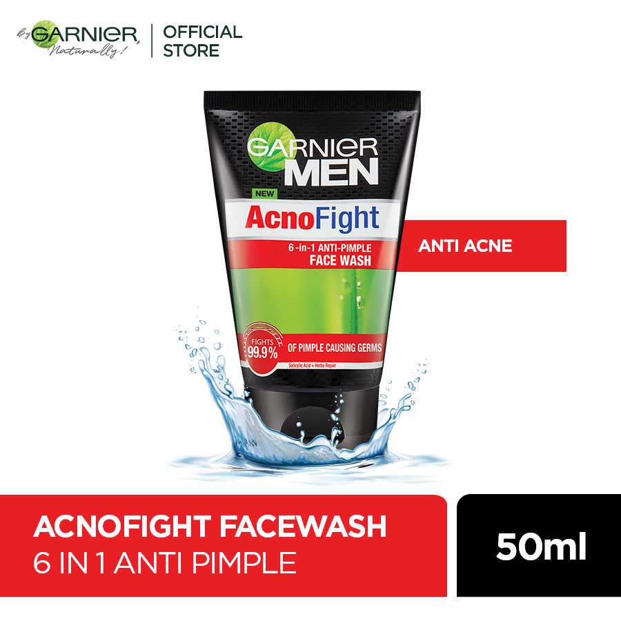 Garnier Men Acno Fight Face Wash 50ml Iblexpress