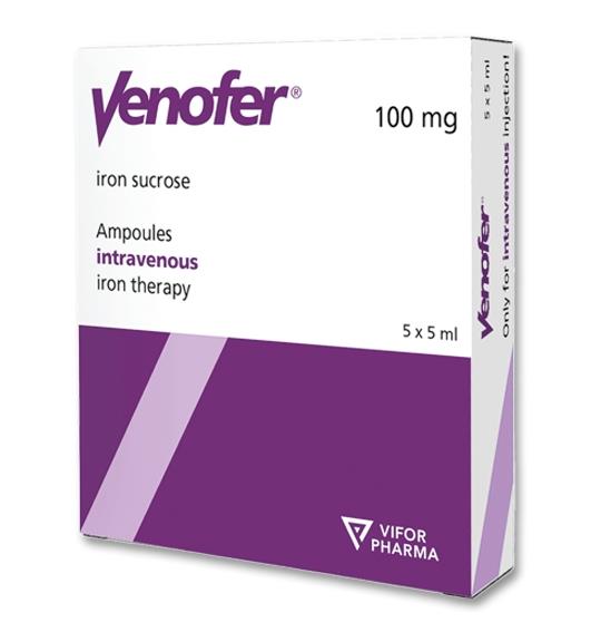 Venofer 100mg/5ml Injection 5's – Iblexpress