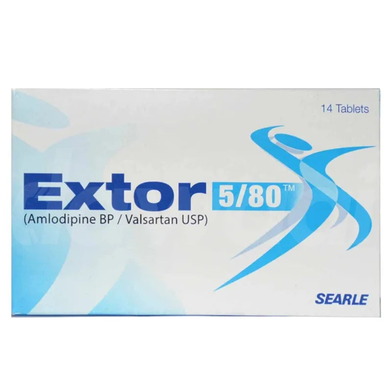 Extor 5/80mg Tablet 14's