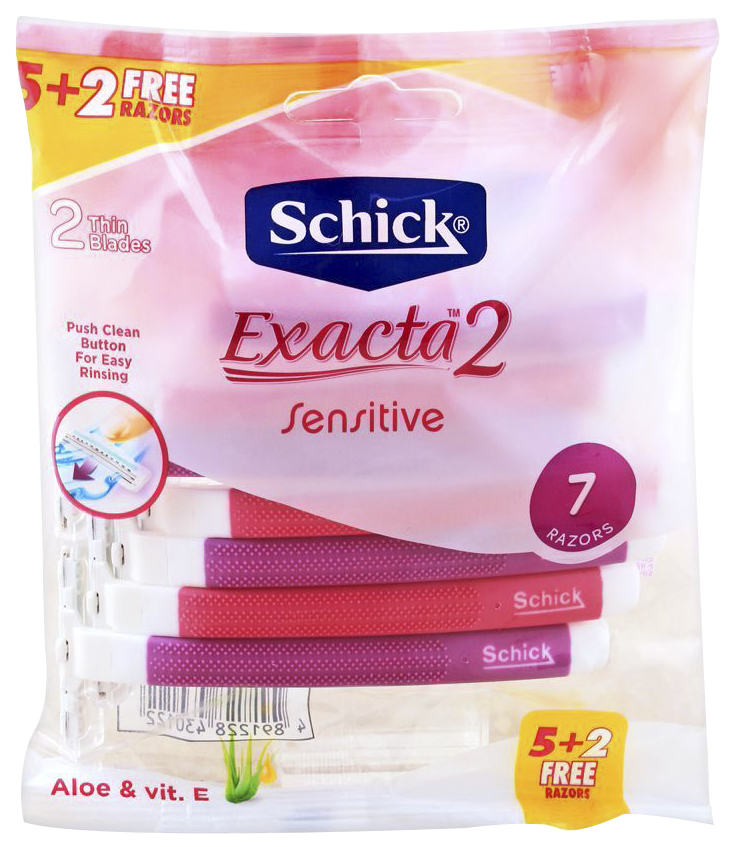 Schick Exacta 2 Sensitive For Women's 5+2  (1's)