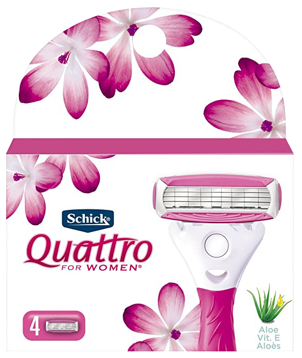 Schick Quattro Refill 4 For Women