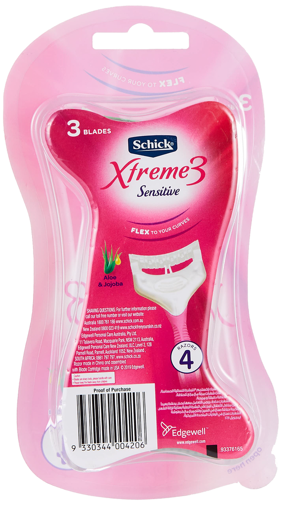 Schick Xtreme 3 Sensitive Women 4's