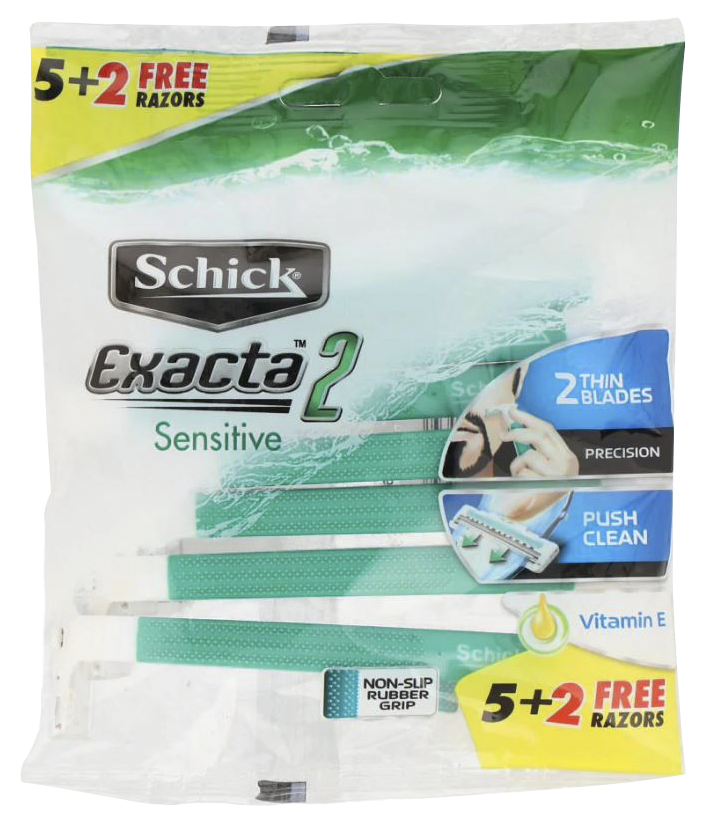 Schick  Exacta 2 Sensitive 5+2 (1's)