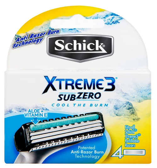 Schick Xtreme 3 Refill 3+1 (Subzero) 1's