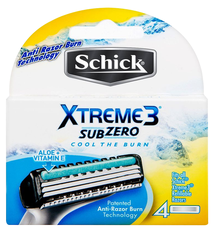 Schick Xtreme 3 Refill 3+1 (Subzero) 1's