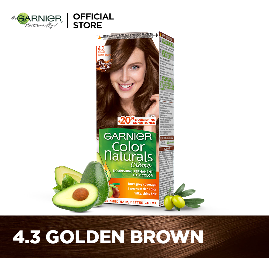 Garnier Color Naturals Pakistan 4.3 Golden Brown Hair Color