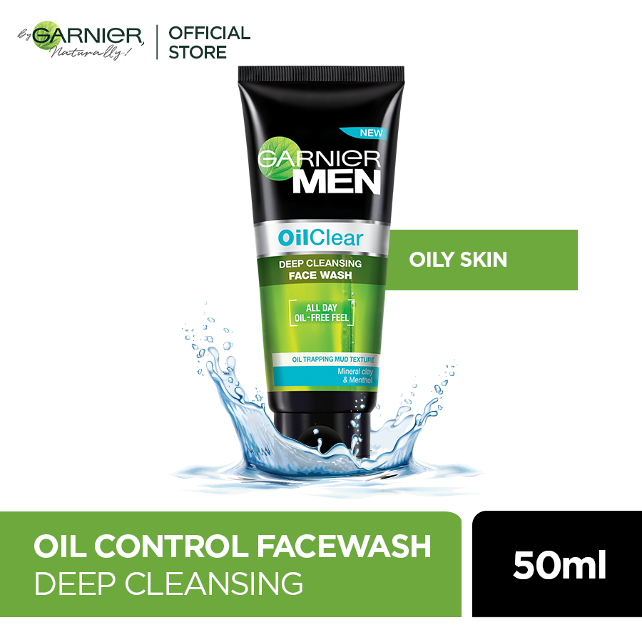 Garnier Men Oil Clear Face Wash 50ml