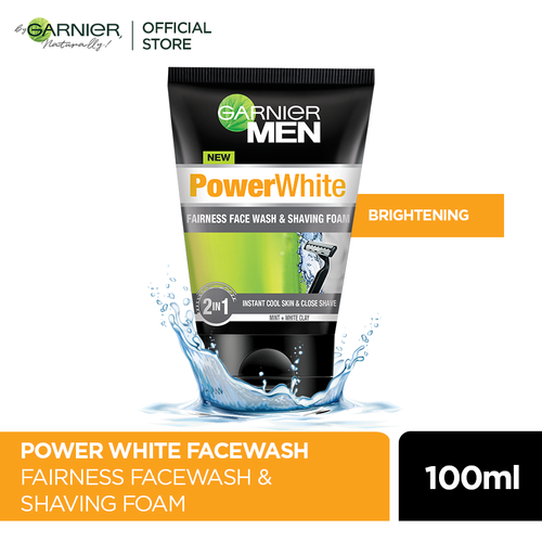 Garnier Men 2 In 1 Shaving Cleansing Foam 100ml