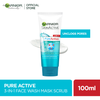 Garnier Skin Active 3 in 1 Pure Active Wash + Scrub + Mask 100ml