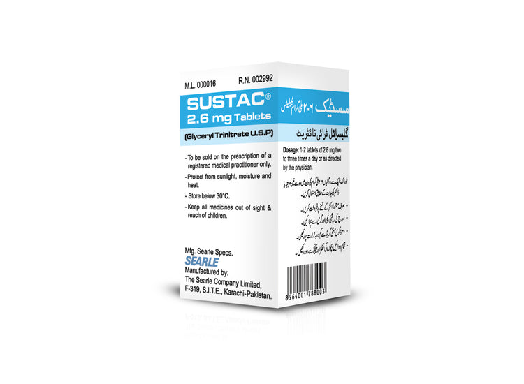 Sustac 2.6mg Tablet 30's