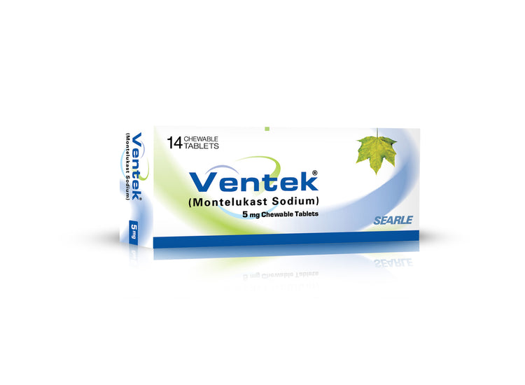 Ventek 5mg Tablet 14's