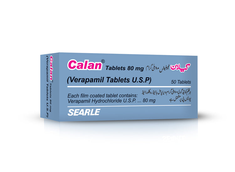 Calan 80mg Tablet 50's