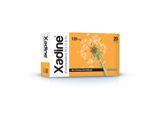 Xadine 120mg Tablet 20's