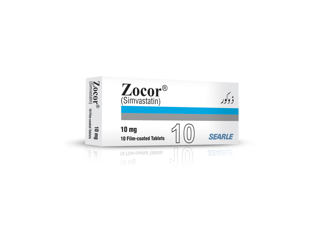 Zocor 10mg Tablet 10's