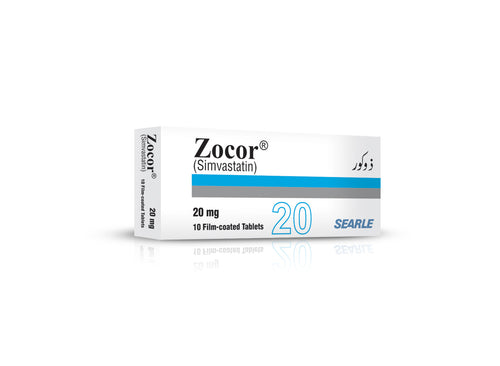 Zocor 20mg Tablet 10's