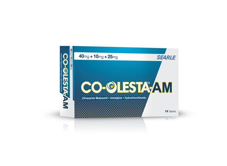 Co-Olesta AM 40+10+25mg Tablet 14's