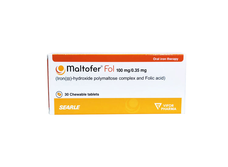 Maltofer-Fol 100/0.35mg Tablet 30's