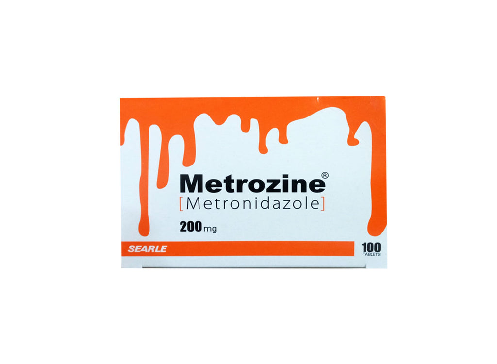 Metrozine 200mg Tablet 100's