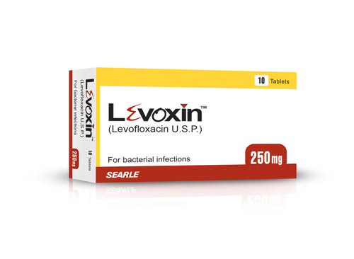 Levoxin 250mg Tablet 10's