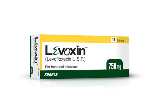 Levoxin 750mg Tablet 10's