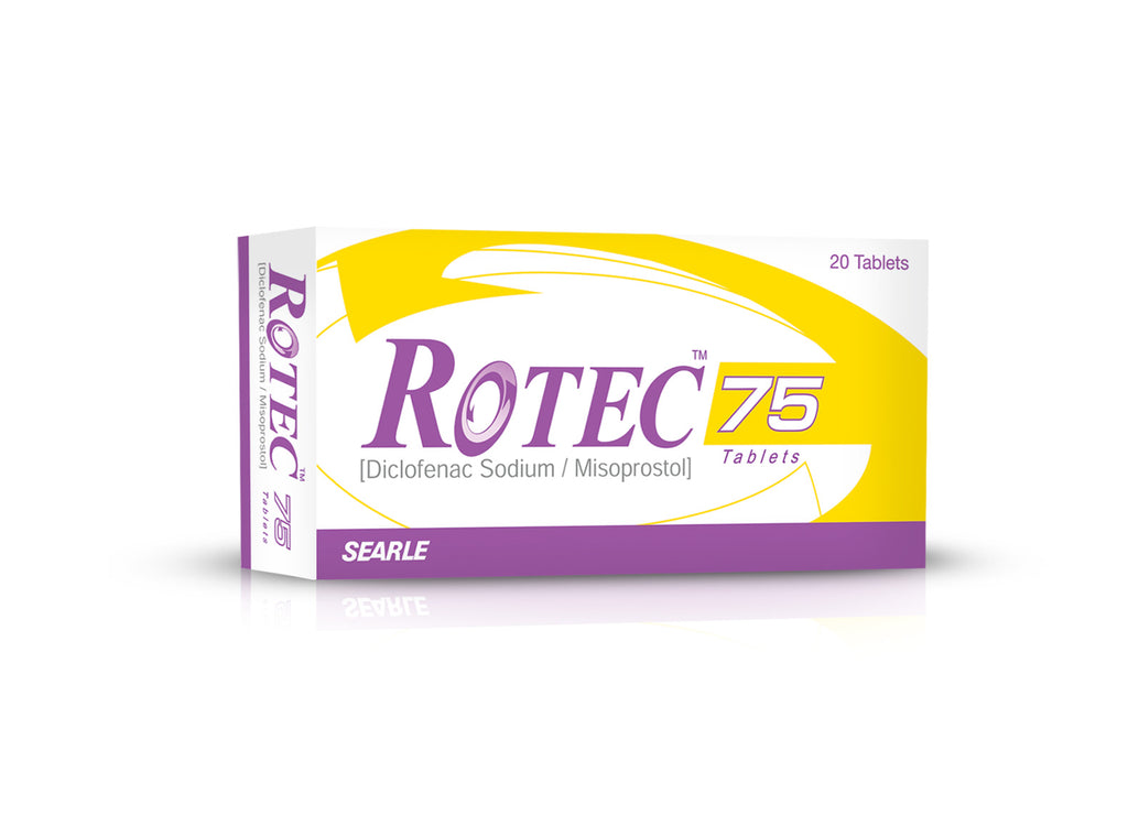 Rotec 75mg Tablet 20's – Iblexpress