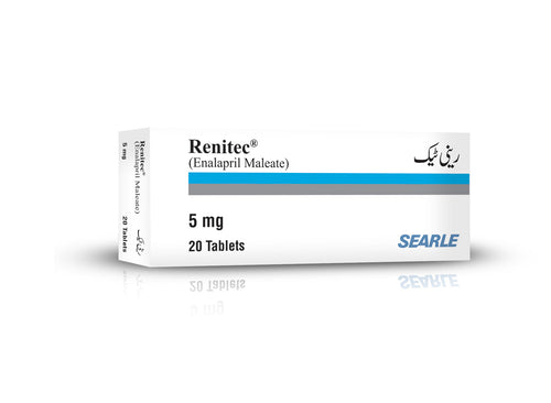 Renitec 5mg Tablet 20's