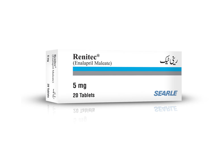 Renitec 5mg Tablet 20's