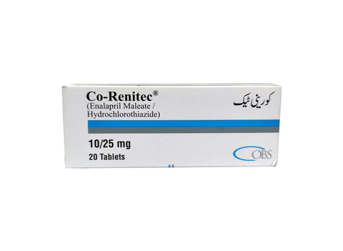 Co-Renitec 10/25mg Tablet 20's